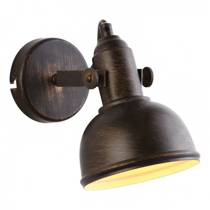 Спот Arte Lamp Martin A5213AP-1BR для экспозиции площадью до 2.2 кв.м., цвет коричневый,  в морском стиле
