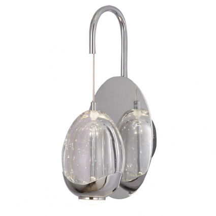 Бра Kink Light Берти 07866,02 для спальни площадью до 3 кв.м., цвет хром