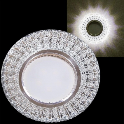 Встраиваемый светильник Reluce 16746-9.0-001CN MR16+LED3W CL для гостиной, цвет алюминий,  в стиле модерн