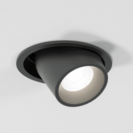 Встраиваемый светодиодный светильник Elektrostandard Conner 25086/LED 8W 4000K черный a063992 для гостиной, цвет черный,  в стиле Хай-тек
