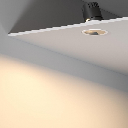 Встраиваемый светодиодный светильник Elektrostandard Inline 25090/LED 10W 3000K белый/хром a064612 для прихожей, цвет белый,  в современном стиле