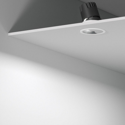 Встраиваемый светодиодный светильник Elektrostandard Inline 25090/LED 10W 4000K белый/хром a064611 для прихожей, цвет белый,  в современном стиле