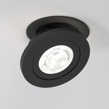 Встраиваемый светодиодный светильник Elektrostandard Surf 25084/LED 6W 4000K черный a063675 для гостиной, цвет черный,  в современном стиле