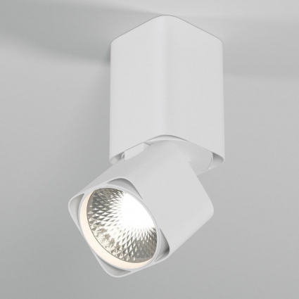 Потолочный светодиодный светильник Elektrostandard Cubus 25043/LED 10W 4000K белый a063681 для гостиной, цвет белый,  в современном стиле