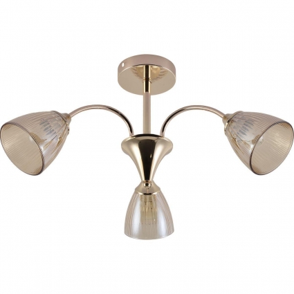 Потолочная люстра Escada Amelia 1129/3P для кухни площадью до 9 кв.м., цвет золотой,  в стиле модерн