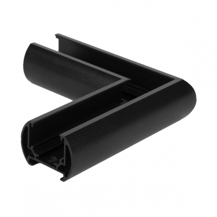 Коннектор угловой для шинопровода Elektrostandard Slim Magnetic 85135/00 черный a065259, цвет черный,  в современном стиле