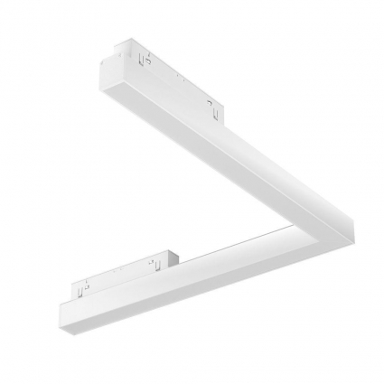 Трековый светодиодный светильник Maytoni Technical Basis TR042-4-24W3K-WW-DS-W для магазина, цвет белый,  в современном стиле