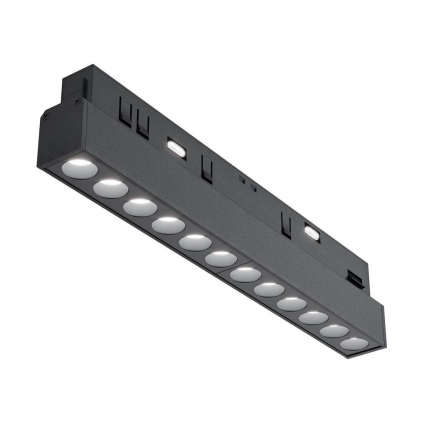 Трековый светодиодный светильник Maytoni Technical Exility Points TR031-4-12WTW-DD-B для магазина, цвет черный,  в современном стиле