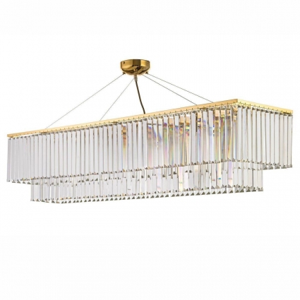 Подвесная люстра Arti Lampadari Enio E 1.5.120x30.101 GP для спальни площадью до 22.2 кв.м.,  в стиле модерн