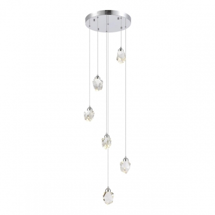 Подвесная светодиодная люстра ST Luce Cascato SL6114.103.06 для спальни площадью до 10 кв.м.,  в стиле модерн