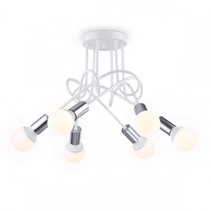 Потолочная люстра Ambrella light Traditional Loft TR80417 для гостиной площадью до 14 кв.м.,  в стиле лофт