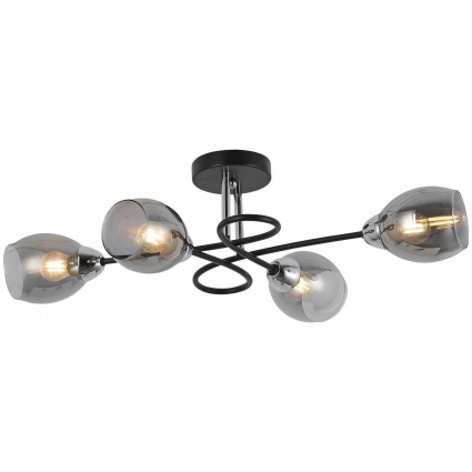 Потолочная люстра Illumico IL8263-4COU-79 BK CR для кухни площадью до 24 кв.м.,  в стиле модерн
