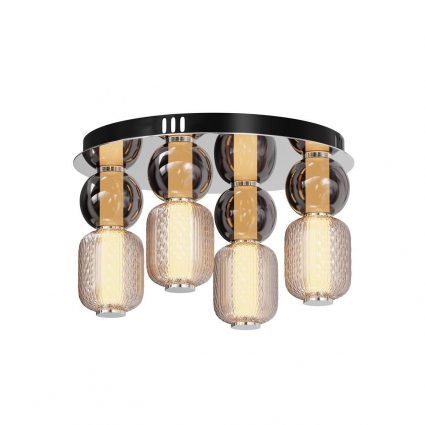 Потолочная светодиодная люстра Maytoni Drop MOD273CL-L60CH3K для кухни, цвет дымчатый