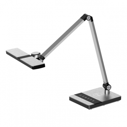 Настольная светодиодная лампа Uniel ULM-D110 15W/3000-6500K/DIM Silver UL-00011289, цоколь LED,  в стиле Хай-тек