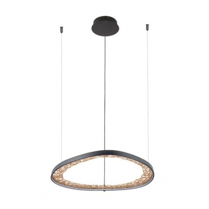 Подвесной светодиодный светильник Arte Lamp Cinta A1847SP-36BK для кухни площадью до 6 кв.м.,  в стиле Хай-тек