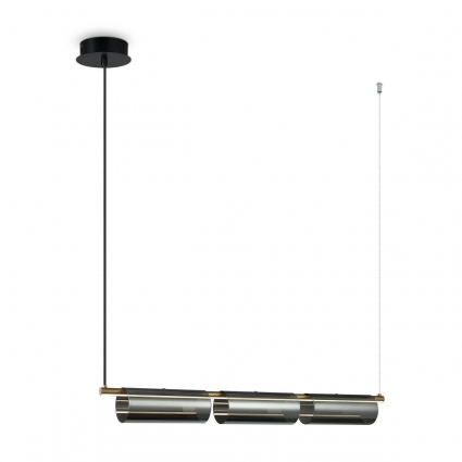 Подвесной светодиодный светильник Freya Stick FR5395PL-L12B для кафе и ресторанов, цвет дымчатый