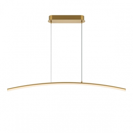 Подвесной светодиодный светильник Maytoni Light Reflection MOD243PL-L18BSK для офиса, цвет латунь