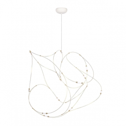 Подвесной светодиодный светильник Loft IT Flock of Light 10309/11 для гостиной, цвет бронза,  в стиле арт-деко