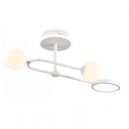 Потолочный светодиодный светильник Ambrella light Comfort LineTech FL66221 для гостиной площадью до 23 кв.м.,  в стиле Хай-тек
