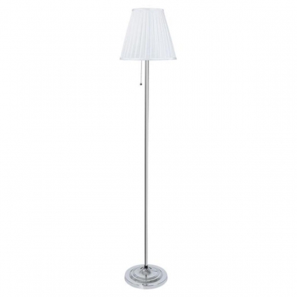 Торшер Arte Lamp Marriot A5039PN-1CC для спальни площадью до 2 кв.м., цвет белый,  в стиле модерн