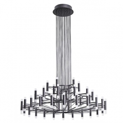 Подвесная светодиодная люстра Arte Lamp Empire A2482SP-84BK для больших залов площадью до 42 кв.м.,  в стиле Хай-тек