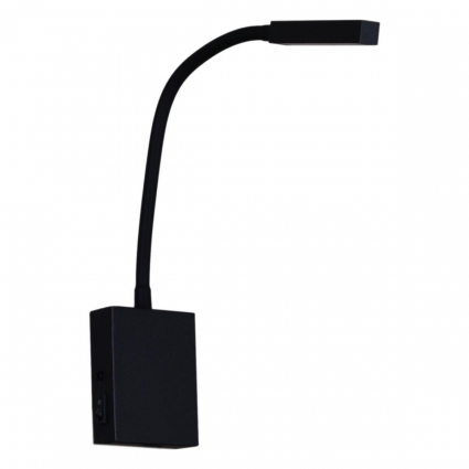 Бра Reluce 86205-9.2-001MN LED5W BK для спальни, цвет черный,  в современном стиле