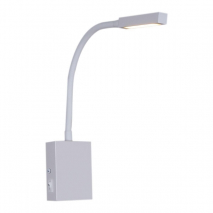 Бра Reluce 86205-9.2-001MN LED5W WT для спальни, цвет белый,  в современном стиле