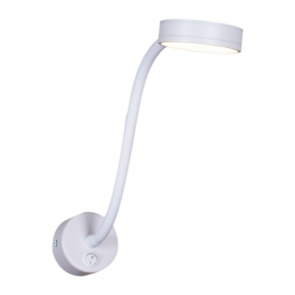 Бра Reluce 86206-9.2-001MN LED5W WT для спальни, цвет белый,  в современном стиле