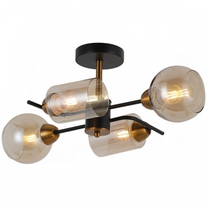 Потолочная люстра Illumico IL8243-4COU-79 BK BR для кухни площадью до 24 кв.м.