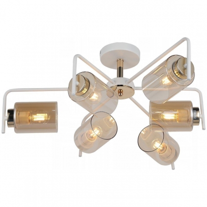 Потолочная люстра Illumico IL8248-6COU-79 WH GD для кухни площадью до 36 кв.м.