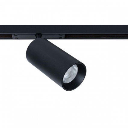 Трековый светодиодный светильник Arte Lamp Optima A7261PL-1BK для кафе и ресторанов, цвет черный,  в стиле Хай-тек