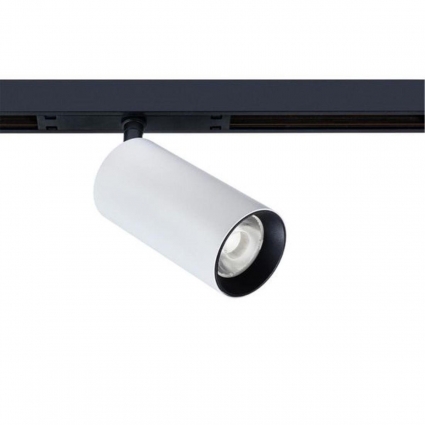 Трековый светодиодный светильник Arte Lamp Optima A7261PL-1WH для магазина, цвет белый,  в современном стиле
