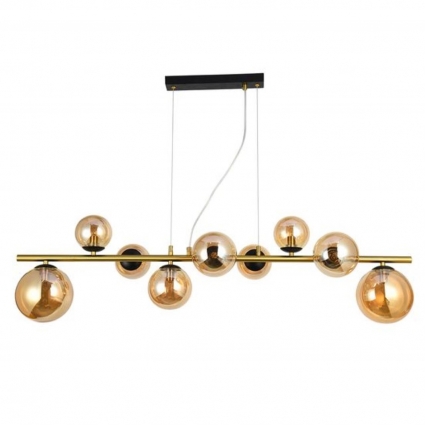 Подвесная люстра Arte Lamp Gemini A2243SP-9PB для гостиной площадью до 19 кв.м.,  в современном стиле