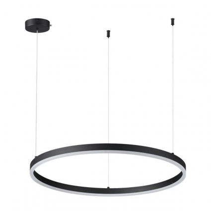 Подвесной светодиодный светильник Lumion Ledio Echo 6530/50L на площадь до 10 кв.м., цвет черный,  в современном стиле