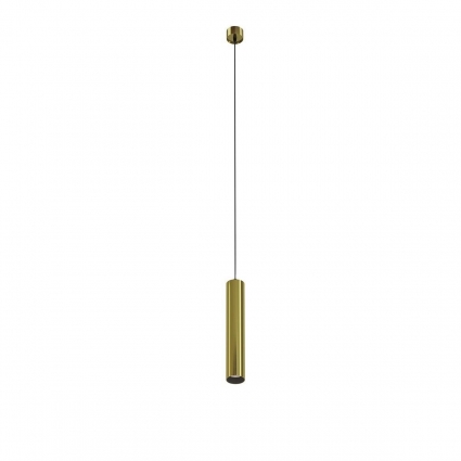 Подвесной светодиодный светильник Maytoni Focus LED P072PL-L12W4K-BS для магазина, цвет латунь,  в стиле Хай-тек