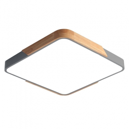 Потолочный светодиодный светильник Jazzway PPB Sсandic-S 5037373 для спальни, цвет дерево