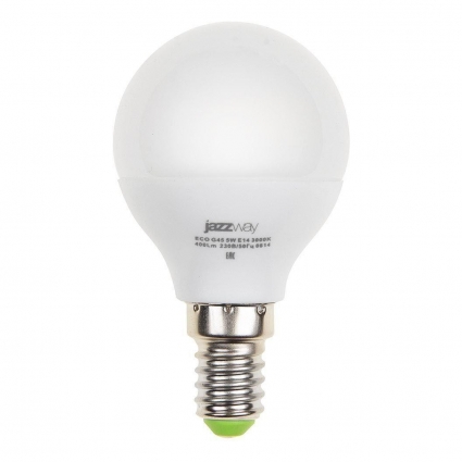 Лампа светодиодная Jazzway E14 5W 4000K матовая 1036926A