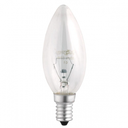 Лампа накаливания Jazzway E14 60W 2700K прозрачная 3320553