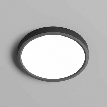 Накладной светильник Denkirs THIN DK6520-BK для гостиной, цвет черный,  в современном стиле