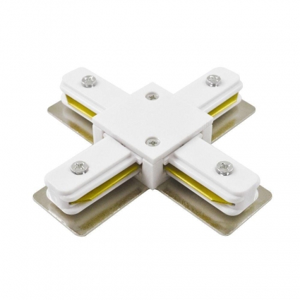 Коннектор X-образный Jazzway PTR CX-WH 5010888, цвет белый