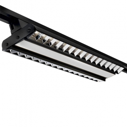 Трековый светодиодный светильник Jazzway PTR 2296R 1F2S 5039438 для магазина, цвет черный,  в современном стиле