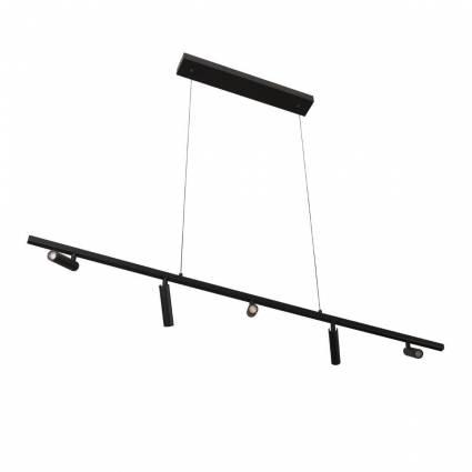 Подвесная светодиодная люстра Loft IT Sign 10260/5 Black для кафе и ресторанов, цвет черный,  в стиле Хай-тек