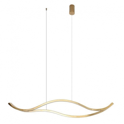 Подвесной светодиодный светильник Newport 15205/S champagne gold М0068939 для спальни, цоколь LED,  в стиле модерн