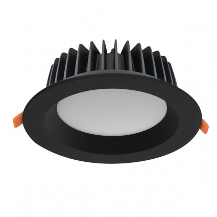 Точечный светодиодный светильник Kanlux TIBERI PRO 40W-940-B 35675 для ванной, цвет черный,  в современном стиле