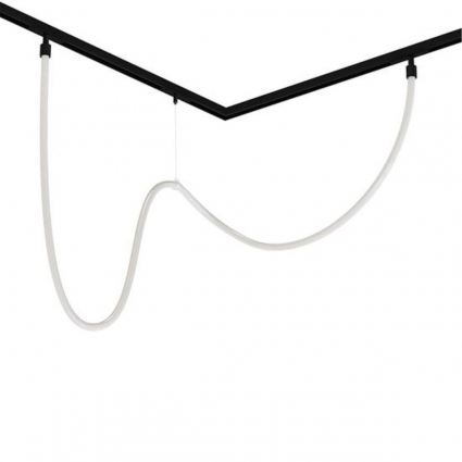 Трековый светодиодный светильник Arte Lamp Loop A4910PL-1WH для кафе и ресторанов площадью до 19 кв.м.