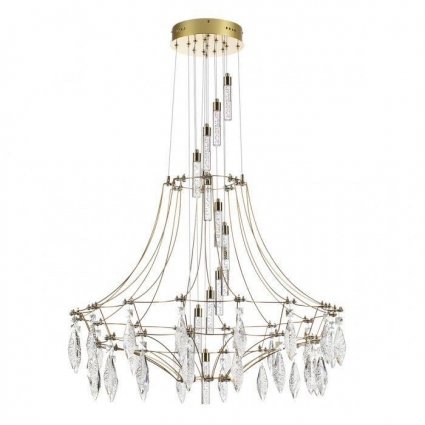 Подвесная светодиодная люстра Odeon Light Classic Flamenco 7000/51L для гостиной площадью до 22 кв.м.,  в стиле арт-деко