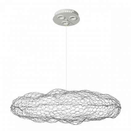 Подвесной светодиодный светильник Loft IT Cloud 10247/700 Silver для спальни, цвет серебро,  в стиле модерн