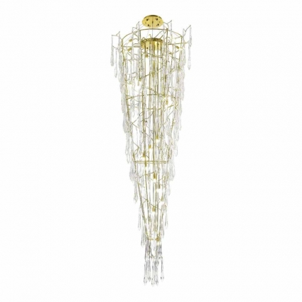Подвесной светодиодный светильник ST Luce TEARDROPS SL1660.203.25 на площадь до 44 кв.м., цвет шампань,  в стиле модерн