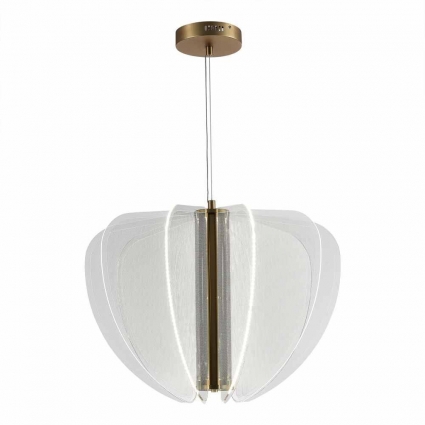 Подвесной светодиодный светильник ST Luce FESALE SL6509.203.01 на площадь до 16 кв.м., цвет золотой,  в стиле модерн