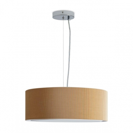 Подвесной светильник Freya Pleating FR5434PL-03BG для спальни, цвет бежевый